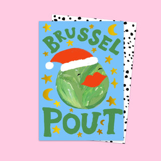 BRUSSEL POUT CHRISTMAS CARD