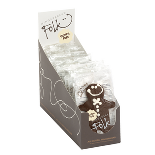 GINGERBREAD FOLK GLUTEN FREE CHOCOLATE GINGERBREAD MAN 30G