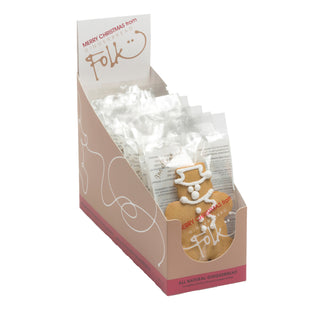 GINGERBREAD FOLK SNOWMAN MAN 30G