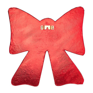 CHRISTMAS DISCO DOOR BOW - RED