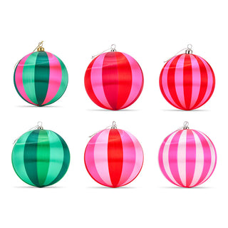 SILK XMAS BAUBLES JUMBO - 15CM