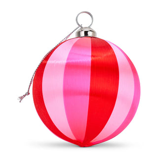 SILK XMAS BAUBLES - 6 PIECES