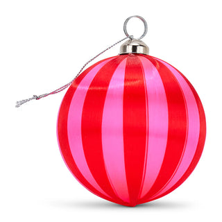 SILK XMAS BAUBLES - 6 PIECES