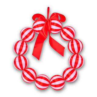 XMAS BAUBLE WREATH 48 CM