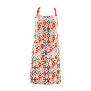 APRON - COTTON - CHRISTMAS HARLEQUIN