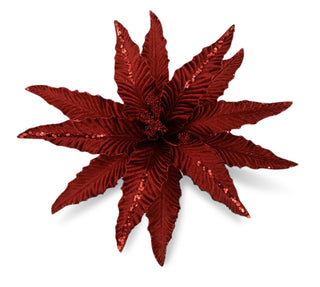 BURGUNDY SLIM PETAL POINSETTIA