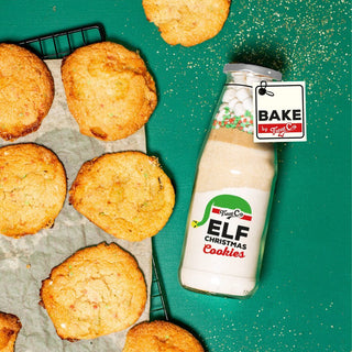 BAKE BY TREAT CO MILK BOTTLE ELF CHRISTMAS COOKIES MIX