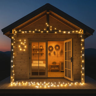 520 LED CONNECTABLE FAIRY LIGHT CHAIN CLEAR CABLE