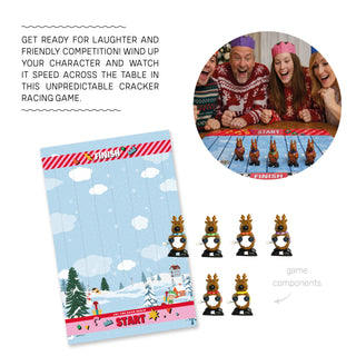 MISTLETOE & MERRY- GAMES - RACING GAME - 12"- 6 PER TRAY