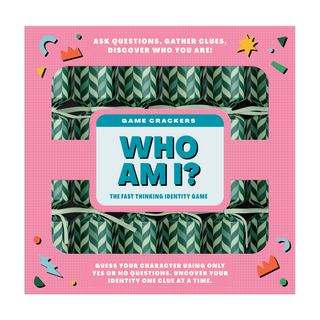 MISTLETOE & MERRY- GAMES - WHO AM I - 12"- 6 PER TRAY