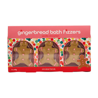 GINGERBREAD MEN BATH FIZZERS