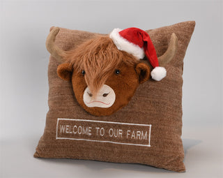 HIGHLAND COW CUSHION 45CM