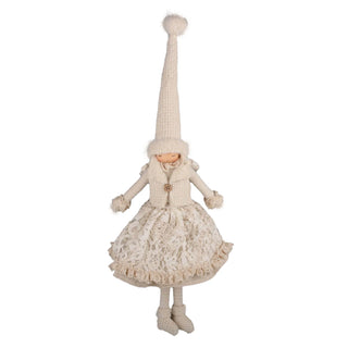 ORNAMENT ANGLE W/ IVORY KNIT HAT