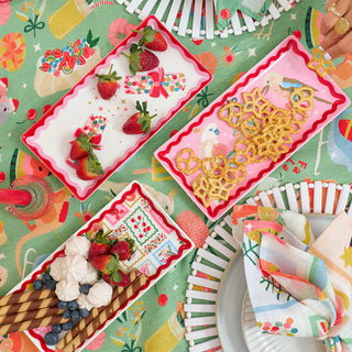 CHRISTMAS HOLIDAY PLATE - RECTANGLE
