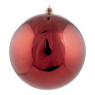 20CM SHINY BURGUNDY BALL