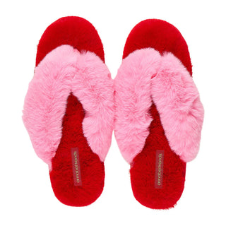 COSY LUXE THONGS –  CHERRY CANDY