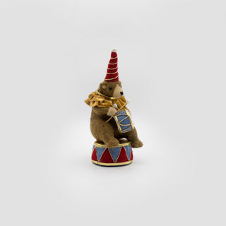 FELT CIRCUS BEAR