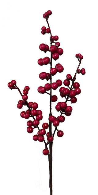 RED BERRY STEM - 40CM