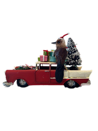 AUSSIE CHRISTMAS RED SEDAN - KOOKABURRA