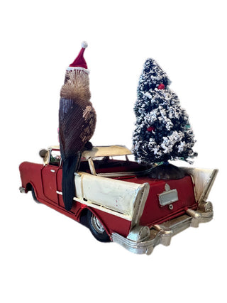 AUSSIE CHRISTMAS RED SEDAN - KOOKABURRA