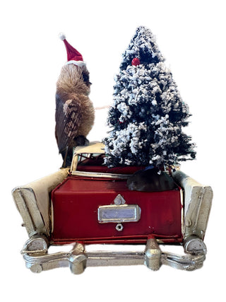 AUSSIE CHRISTMAS RED SEDAN - KOOKABURRA