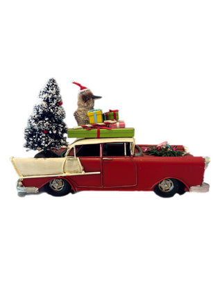 AUSSIE CHRISTMAS RED SEDAN - KOOKABURRA
