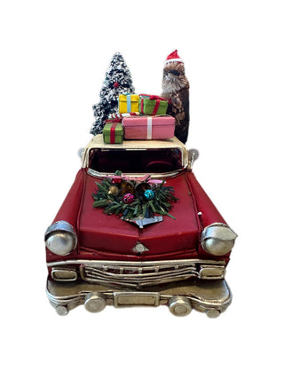 AUSSIE CHRISTMAS RED SEDAN - KOOKABURRA