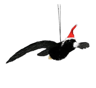 AUSSIE CHRISTMAS HANGING ORNAMENT - MAGPIE WITH WINGS