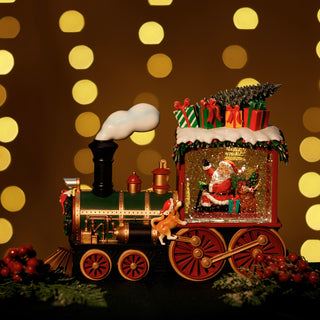 SNOWING TRAIN W/ GIFTS