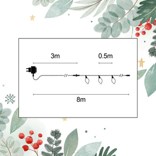 10 LED CONNECTABLE LARGE PINECONE STRING LIGHT
