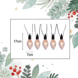10 LED CONNECTABLE LARGE PINECONE STRING LIGHT