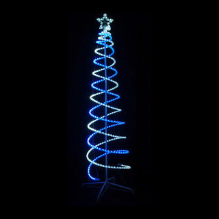 2.1M LED DOUBLE SPIRAL TREE