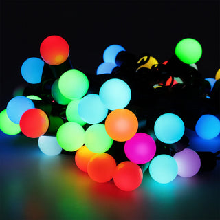 200 RGB CONNECTABLE COLOUR CHANGING CHERRY BALL LIGHT - MULTI