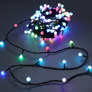 200 RGB CONNECTABLE COLOUR CHANGING CHERRY BALL LIGHT - MULTI