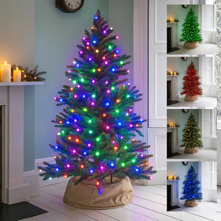 200 RGB CONNECTABLE COLOUR CHANGING CHERRY BALL LIGHT - MULTI
