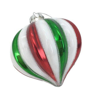 RED WHITE GREEN DROP - GLASS