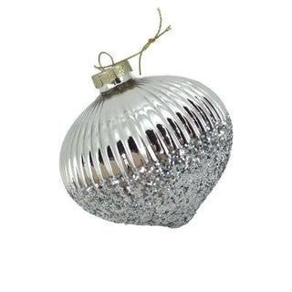 SILVER LINED OMBRE DROP  - GLASS