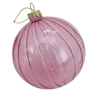 PINK SHEER BALL - GLASS
