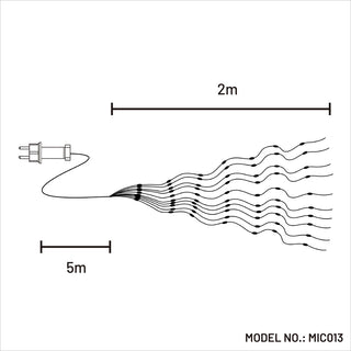 200 DUAL COLOUR MICRO LED BRANCH LIGHTS - WHITE/WARM WHITE