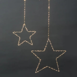 2D OUTDOOR HANGING STAR LIGHT DUO