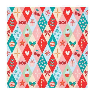 FESTIVE PAPER NAPKINS - 20PC