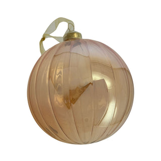 AMBER PEARL BALL - GLASS