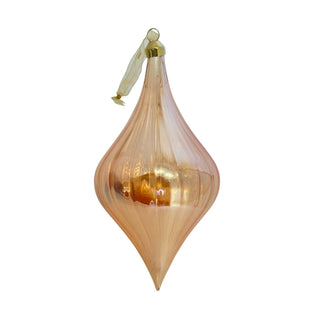 AMBER PEARL FINIAL - GLASS