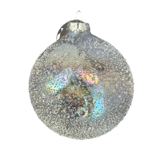 IRIDESCENT BALL 10CM - GLASS