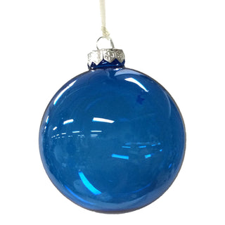 ROYAL BLUE BALL 10CM - GLASS
