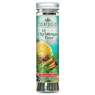 SCENTSICLES SCENTED ORNAMENT STICKS, CHRISTMAS TREES - 6CT BOTTLE