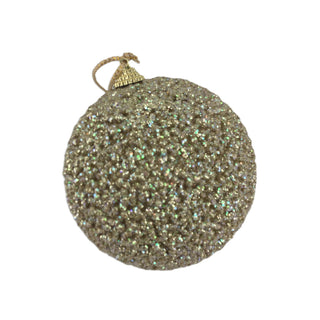 GOLD GLITTER BALL - 10CM