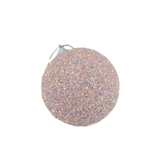 PINK GLITTER BALL - 10CM