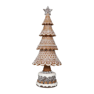 GINGERBREAD VILLAGE TIRED TREE 42CM