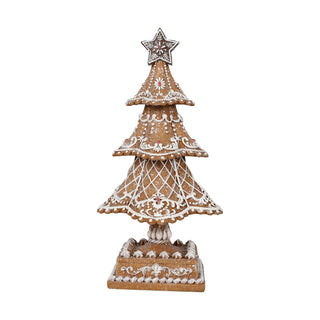 GINGERBREAD VILLAGE TIRED TREE 25CM